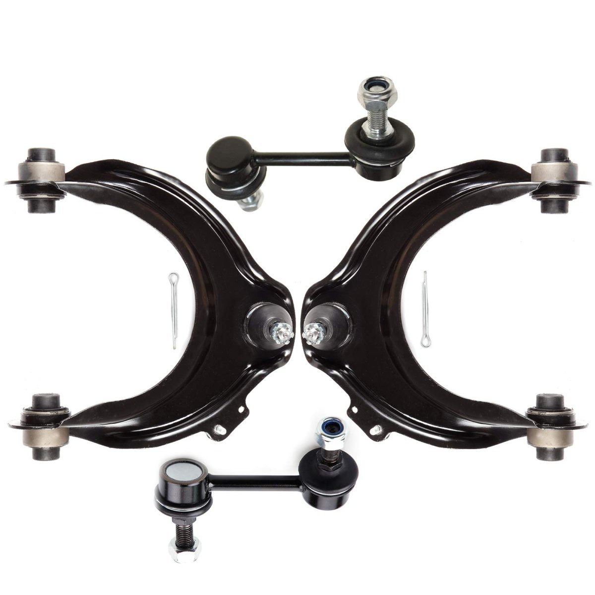 4-piece Upper Control Arm Sway Bar End Link Fit 2004-2008 For Acura Tsx 2003-2007 Honda Accord