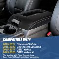 Auto Dynasty Floor Console Model Center Lid Assembly With Wireless-charger Compatible Chevy Tahoe Suburban Gmc Yukon Xl