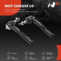 A-premium 2 X Front Outer Tie Rod Ends Compatible With Toyota Prius 2001 2002 2003