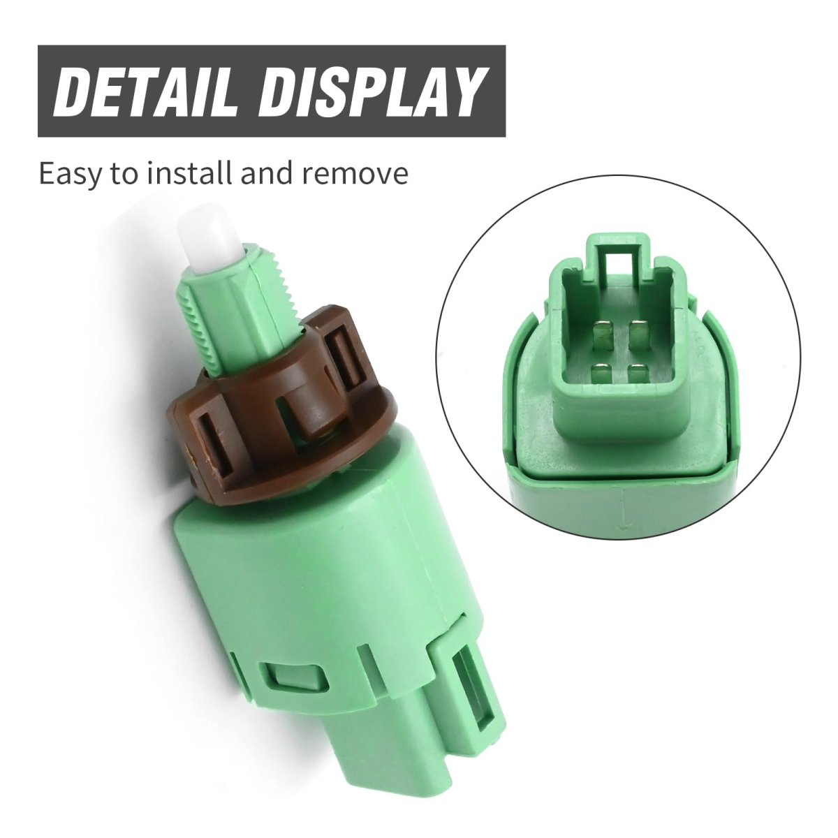 Zreneyfex 84340-69075 4pin Stop Light Switch Brake Replacement For Toyota 4runner 2008 Camry 2010-2011 Lexus Lx570 2008-2015
