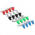 Fsfy Green Universal Silicone Boat Scuppers Holes Kayak Plug Kit Canoe Drain Stopper Bung Compatible With 3 4 Inch To 1 5