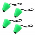 Fsfy Green Universal Silicone Boat Scuppers Holes Kayak Plug Kit Canoe Drain Stopper Bung Compatible With 3 4 Inch To 1 5
