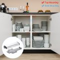 Uxcell D14 Non-magnetic Push Latches 4pcs To Open Door Latch Touch For Wardrobe Cupboard Drawers Silver