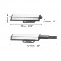 Uxcell D14 Non-magnetic Push Latches 4pcs To Open Door Latch Touch For Wardrobe Cupboard Drawers Silver