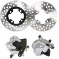 Front Brake Calipers And Rotors Replacement For Yamaha 350 400 450 Yfm350 Yfm400 Yfm450 2007-2014 3gd-2580t-01-00 