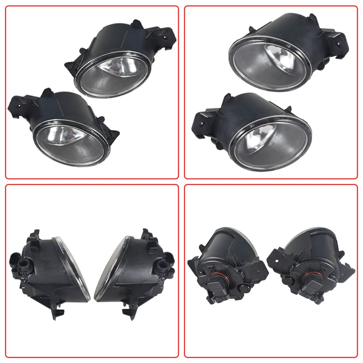 2-pack Front Bumper Fog Lights Assembly With Bulbs And Switch Wiring Kit Replacement For Altima 2016-2018
