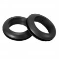 Wire Protector Oil Resistant Armature Rubber Grommet 18mm Inner Dia 300pcs Black 