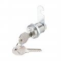 Uxcell Drawer Cabinet Tubular Cam Lock 13 16 Cylinder Length With No 0 Nut-on Type Fits On 1 2 Max Thickness Panel Keyed Alike