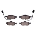 Front Brake Pads For Mercury Cougar 1999 2000 2001 2002 Electronic Pad Wear Sensor 4000 Hybridynamic Series 6 11 In Width 2 30 