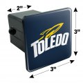University Of Toledo Rockets Logo Tow Trailer Hitch Cover Plug Insert 2