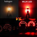 Wljh Super Bright Red T5 Dashboard Light Bulbs Car Instrument Panel Cluster Gauge Shifter Indicator Lights Bulb 73 74 286 2721