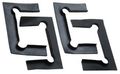 Crl Black Replacement Gasket Pack With Fin For Geneva Hinges 