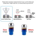 20pcs M12x1 25 Cnc Lug Nuts Open End Wheel With Socket Key Tool Set Multicolor