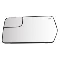 Driver Side Heated Towing Mirror Glass Fit Ford For F-150 2011-2014 Rear View W Backing Holder
