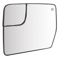 Driver Side Heated Towing Mirror Glass Fit Ford For F-150 2011-2014 Rear View W Backing Holder 