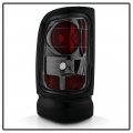 Acanii For 1994-2001 Dodge Ram 1500 2500 3500 Pickup Smoked Rear Tail Lights Brake Lamps Pair Driver Passenger Side