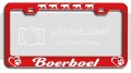 Boerboel Dogs Pets Rd Metal License Plate Frame Tag Holder O89 