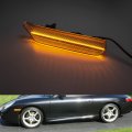 Nslumo Led Side Marker Lights For Porsche 97-04 986 Box-ster 996 Carrera 911 Clear Lens Amber Front Bumper Turn Signal Assembly