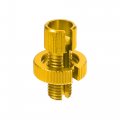 X Autohaux 6 Pcs M10 Brake Clutch Cable Line Adjuster Screw Adjusting Bolt With Slotted For Motorcycle Bike Scooter Aluminum