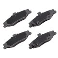 D750 Brake Pads W Hardware Rear Disc Pad Set 