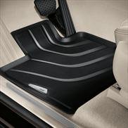 X3 F25 All Weather Front Floor Mats Anthracite Pure Rubber Set Of 2 With 0 5 In Deep Channels And Mat Grip Fasteners Part