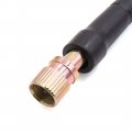 Uxcell Black Rubber Coated Motorcycle Drum Brake Speedometer Cable For Honda Cm125