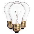 Satco 40 Watt A15 Incandescent Clear 2500 Average Rated Hours 290 Lumens Medium Base 130 Volts 4-pack 