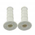 Flypig 7 8 Practical Motorcycle Hand Grips Dirt Bike Motocross Rubber Gel Handlebar Grip White Universal Non Slip Bar End 