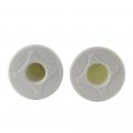 Flypig 7 8 Practical Motorcycle Hand Grips Dirt Bike Motocross Rubber Gel Handlebar Grip White Universal Non Slip Bar End