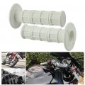 Flypig 7 8 Practical Motorcycle Hand Grips Dirt Bike Motocross Rubber Gel Handlebar Grip White Universal Non Slip Bar End