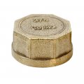 Hwmate Brass Cap Hex Pipe Fitting Connector G3 4a Female Straight Thread 10 Pack
