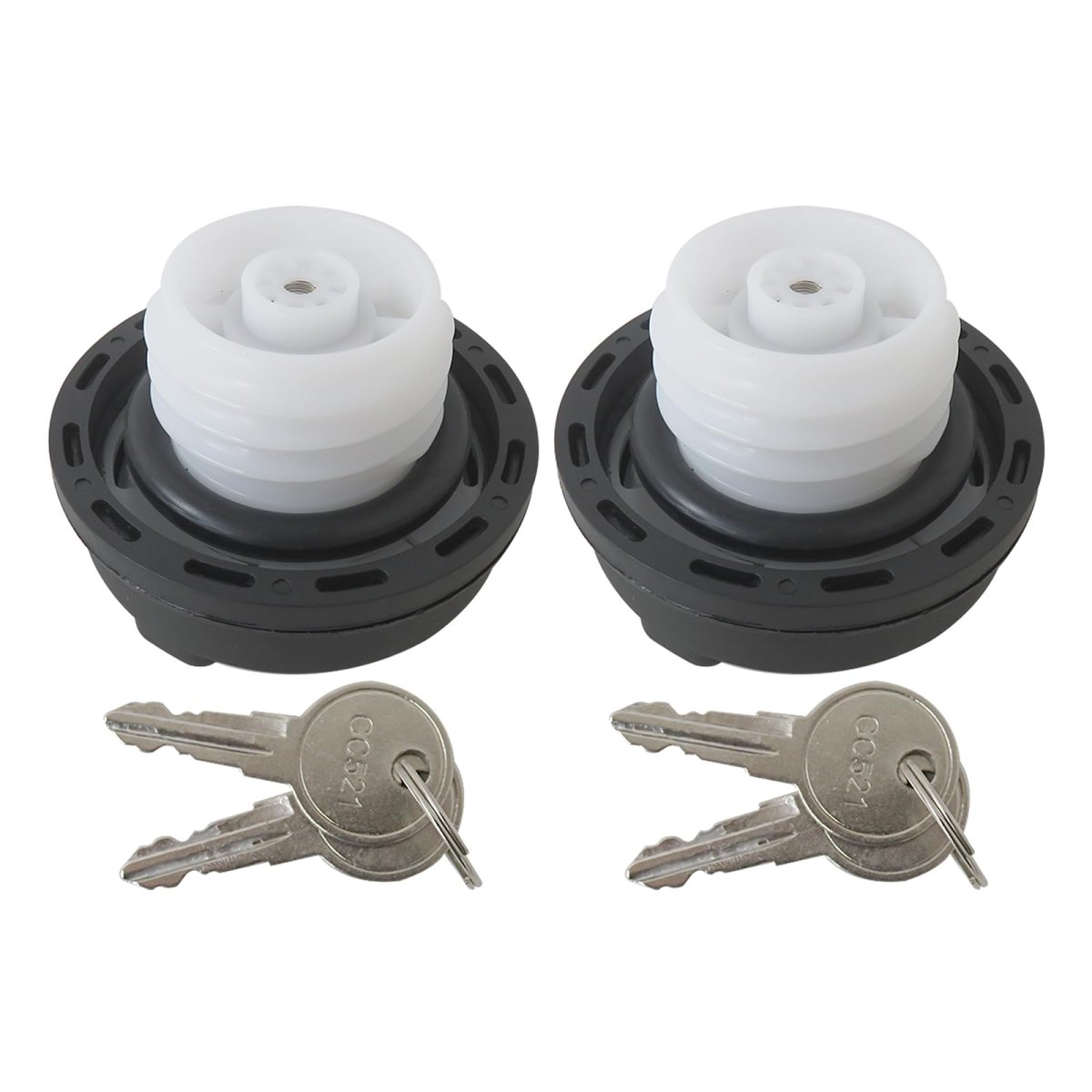 Locking Gas Cap Fuel Assembly For Lexus 2007 2017 Es350 Replaces Part 12495845 2 Piece Set