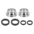 2pcs Faucet Aerator Adapter M28 Male To M22 With Washer 13mm Length 