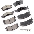 D714 D623 Brake Pads Front And Rear Disc Pad Set For Buick Riviera Cadillac Deville Eldorado Seville Oldsmobile Aurora Ceramic 