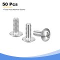 6-32 X 3 8 Truss Head Phillips Machine Screws Full Thread Drive 304 Stainless Steel 18-8 Quantity 50
