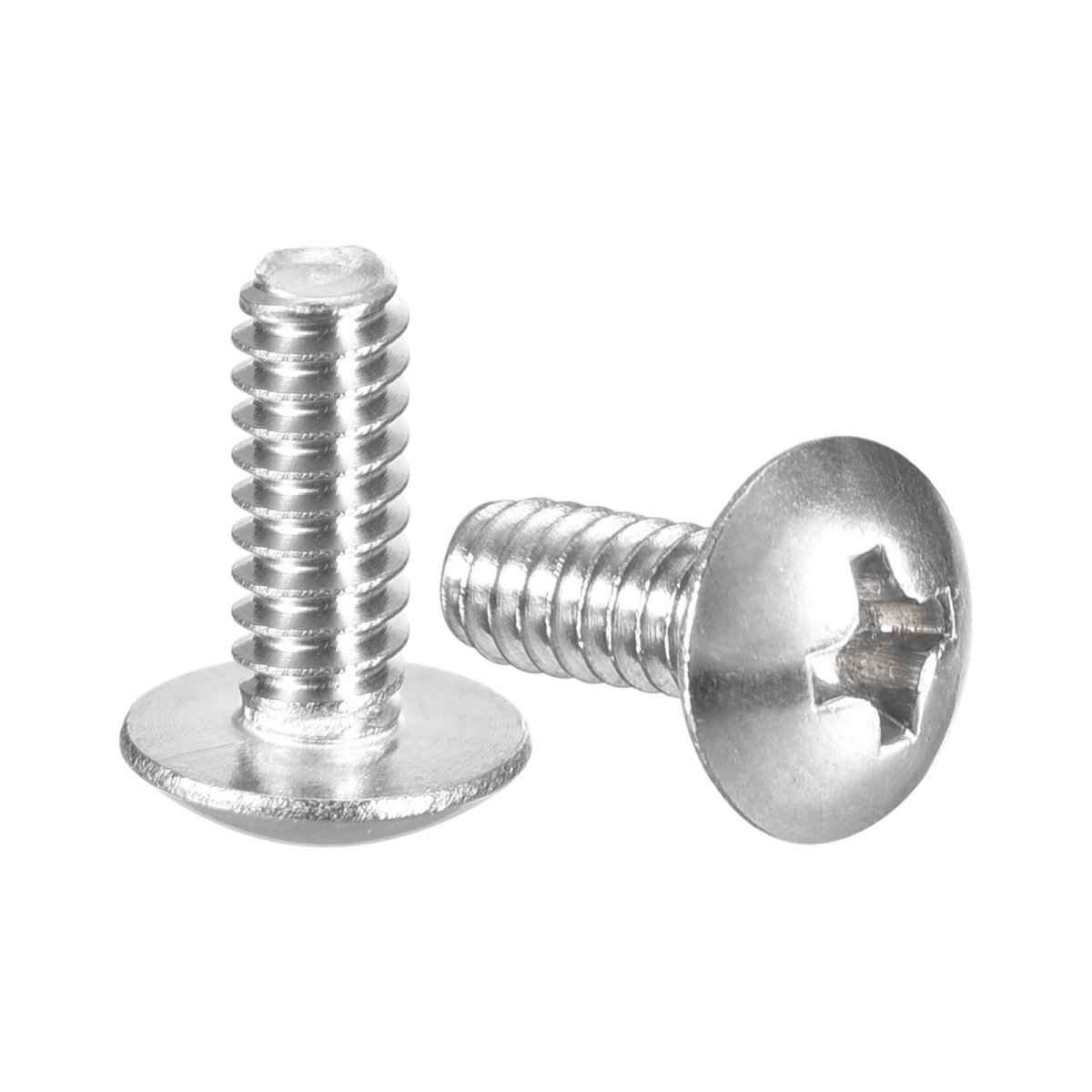 6-32 X 3 8 Truss Head Phillips Machine Screws Full Thread Drive 304 Stainless Steel 18-8 Quantity 50