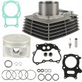Wflnhb Cylinder Piston Gaskets Top End Kit Std 68 5mm Replacement For Honda Recon 250 Tr Sportrax 250 2002-2022 12100-hn6-000