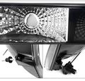 Bronco F150 F250 F350 Black Amber Crystal Head Lights W Corner Bumper 