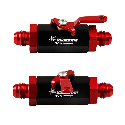 Ryanstar An8 Shut Off Valve -8an Male Anodized