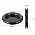 Uxcell Wire Protector Oil Resistant Rubber Grommets 30mm Mounting Dia 10pcs Black