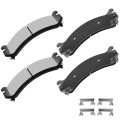 D784 Front Disc Brake Pad Set With Hardware For Cadillac Deville Dts Chevrolet Express Silverado Suburban Gmc Savana Sierra 
