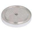 Uxcell 4pcs 75mm Dia 10mm Thickness M8 Thread Hollow Aluminum Disc Polished Finish