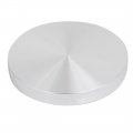 Uxcell 4pcs 75mm Dia 10mm Thickness M8 Thread Hollow Aluminum Disc Polished Finish