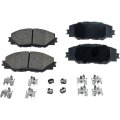 Surestop Front Brake Pad Set For Toyota Matrix 2009 To 2013 Ceramic 2 Wheel Part 446542180 
