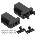 2 Pcs Magnetic Push Latches For Cabinet Door 17x1 69 Inch To Open Latch Hardware Hidden Release Drawer Pull On Closet Touch 