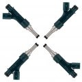 Fuel Injector 4 Pcs 12 Holes Replacement Injectors Engine Part Fit For -2015 Lexus Ct200h 1 8l 2010-2015 Toyota Prius 1