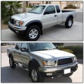 Aintier Headlight Assembly 2001-2004 For Toyota Tacoma Headlamp Replacement Driver Passenger Side