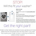Supplying Demand Dc62-00214m Clothes Washer Cold Water Inlet Valve Replacement Model Specific Not Universal