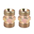 2pcs M20 X 1 5mm To Car Straight Air Pipe Fitting Connector Adapter For 