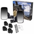 Niche Utv Side View Mirror Set With 1 75 2 Roll Bar Cage For Polaris Rzr Kawasaki Teryx Mule Pioneer Yamaha Rhino Black